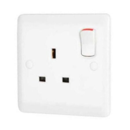 Legrand 730061 Double pole socket outlet Synergy - 1 gang + indicator - 13 A 250 V~ - white