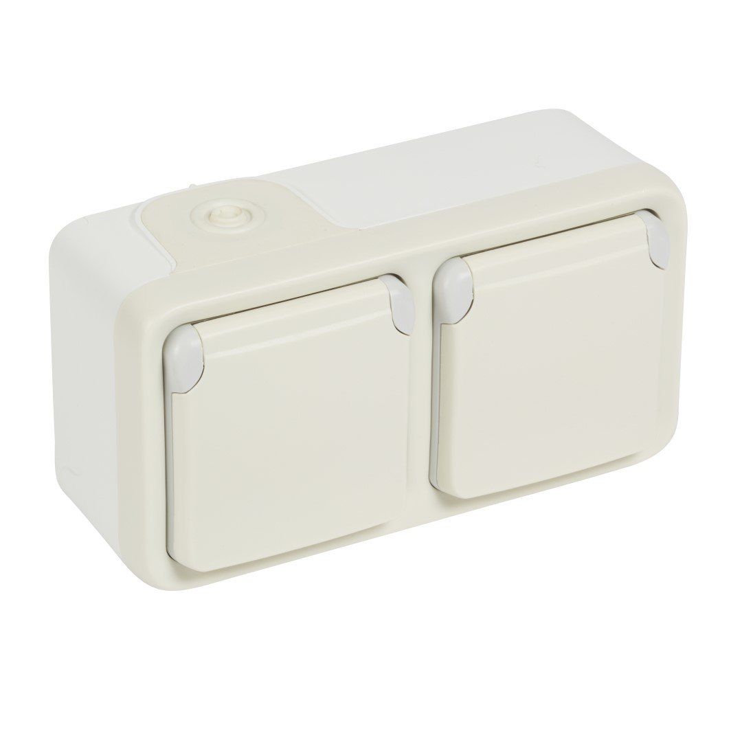 legrand Legrand Socket 2-way horizontal