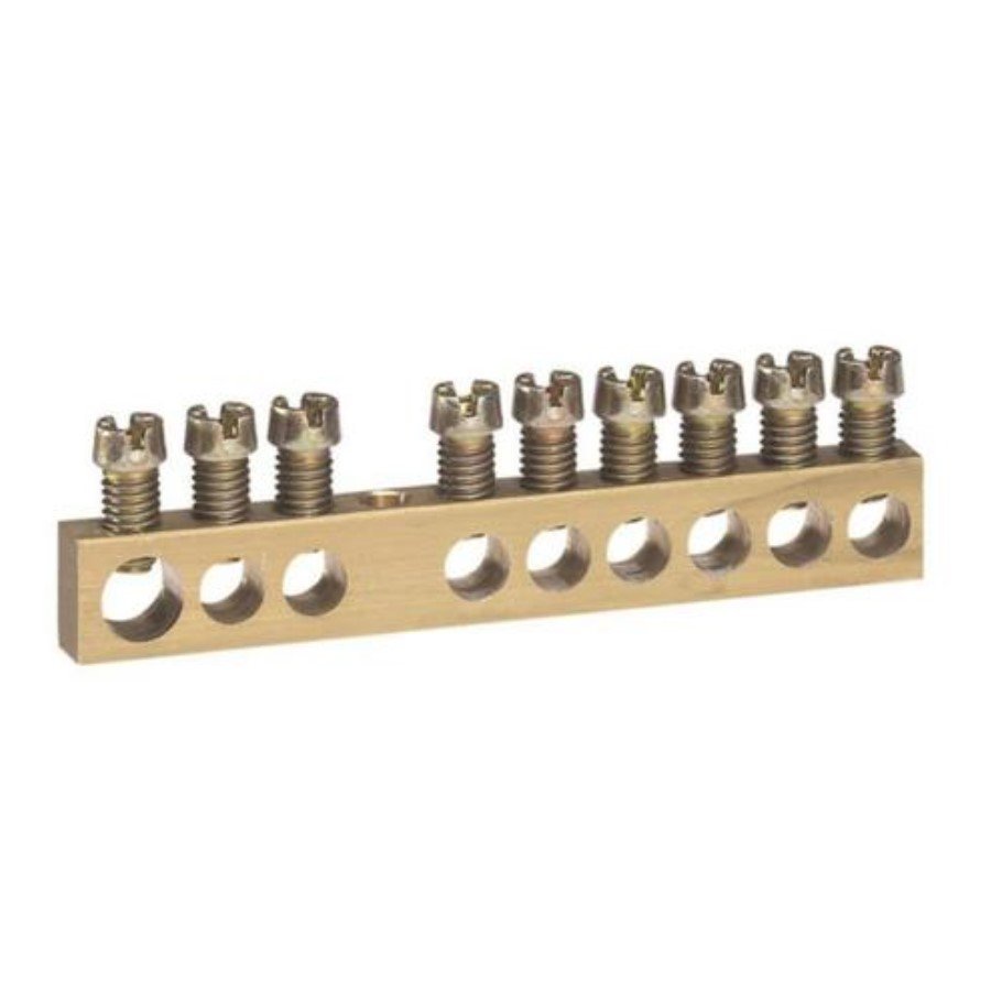 Legrand 004807 Screw Terminal block Legrand 004807 Screw Terminal block - 1 x 6 to 25mm² - 24 x 1.5 to 16mm² - length 192 mm