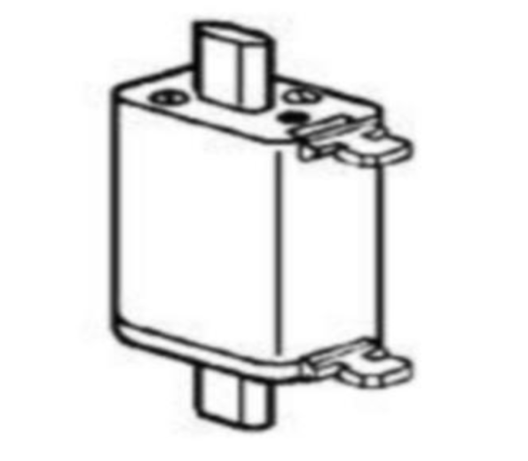 Legrand 017355 HRC blade type cartridge fuse - type gG - size 1 - 160 A - with indicator