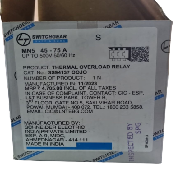 Lauritz Knudsen MN5 thermal overload relay SS94137