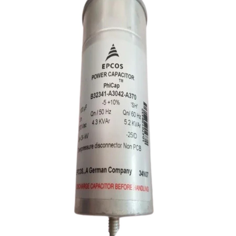 EPCOS B32341A3042A370N Power Capacitor EPCOS B32341A3042A370N Power Capacitor ROU 370V 50Hz-100MFD 1PH D.B
