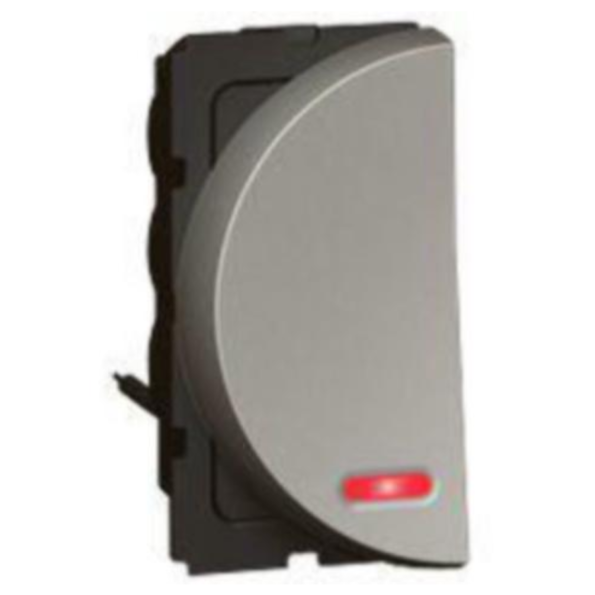 Legrand 573116 2-way switch Arteor - with indicator - 10 AX 250 V~ - round - 1 left mod - magn