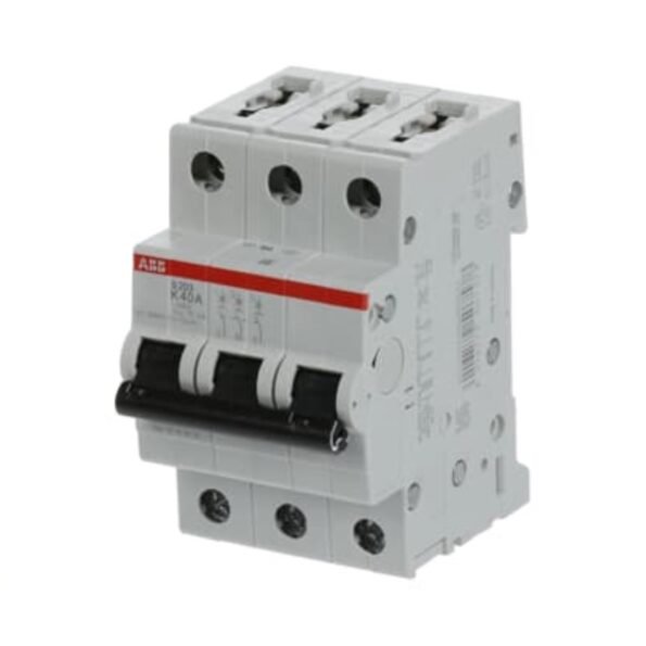 ABB 2CDS253001R0557 S203-K40 Miniature Circuit Breaker - 3P - K - 40 A