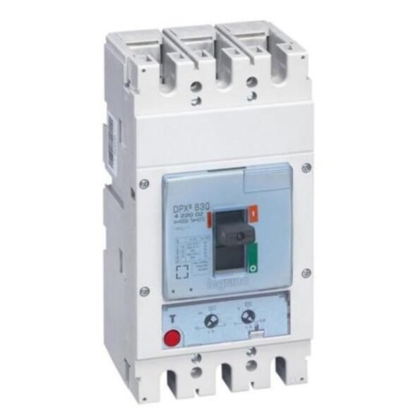 Legrand 422002 DPX³630 thermal magnetic release circuit breaker, 3 poles 400A and breaking capacity 36kA