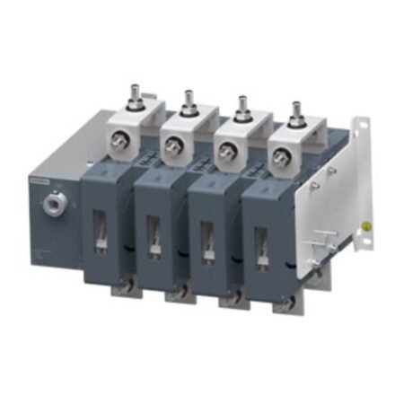 Siemens 3KJ0240-4AA20-0AA0 SINOVA, onload changeover switches 3KJ0, manually operated, size 3, 4-pole, in open execution, Iu: 630 A, Ue AC: 415 V, Ie at AC-23 A at 415 V: 630 A