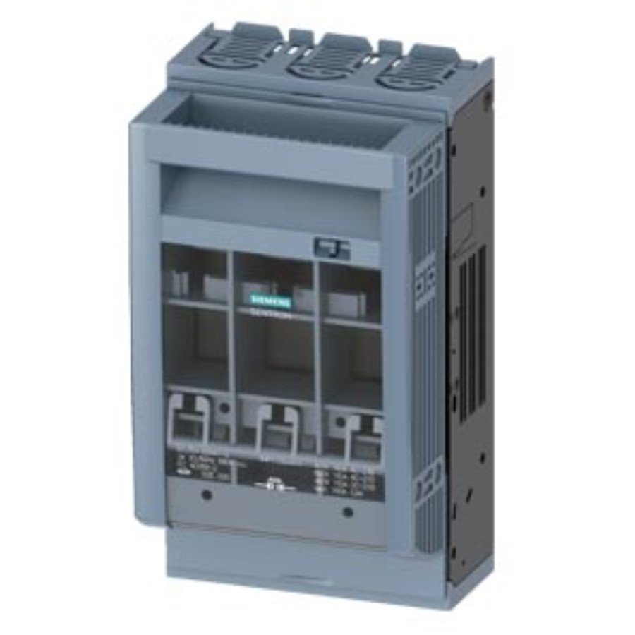Siemens 3NP11331CA10 Fuse switch disconnector Siemens 3NP11331CA10 SENTRON, Fuse switch disconnector 3NP1, 3-pole, NH00, 160 A, for assembly and installation on mounting plate, flat terminal, Cover level 45 mm