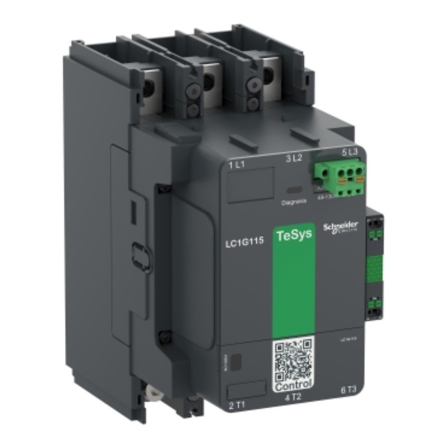 Schneider LC1G225EHEN high power Contactor Schneider LC1G225EHEN high power Contactor TeSys Giga, standard version, 3 pole/NO, AC-3