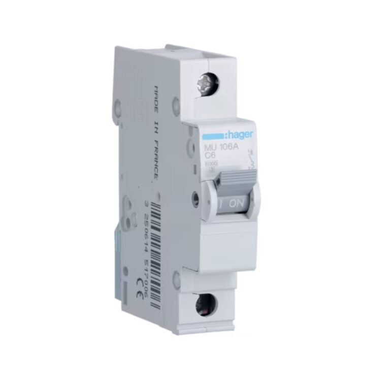 Hager, MTN106 Miniature Circuit Breaker 1 Pole 1 Module Type B - Foto 8