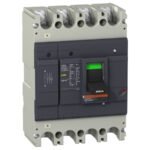 Schneider MCCB circuit breaker Easypact EZC400H - TMD - 300 A - 4 poles 3d EZC400H4300