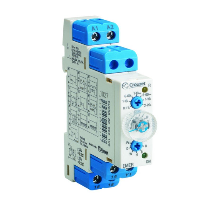 Crouzet 88829198 Multifunction Timer Relay – EMER8 Series Crouzet 88829198 Multifunction Timer Relay – EMER8 Series