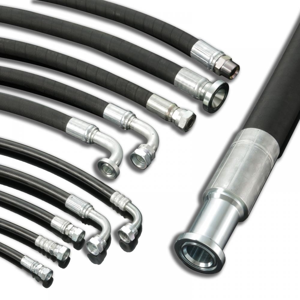 Hydraulic hose pipe high pressure industrial hose supplier in Saudi Arabia Parker Gates Eaton hydraulic hose