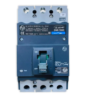 L&T SL978140000 MCCB DM100 100A 3 pole moulded case circuit breaker
